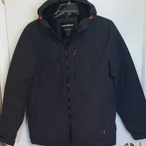 Hawke & Co Men's Gray Jacket with Orange Accents